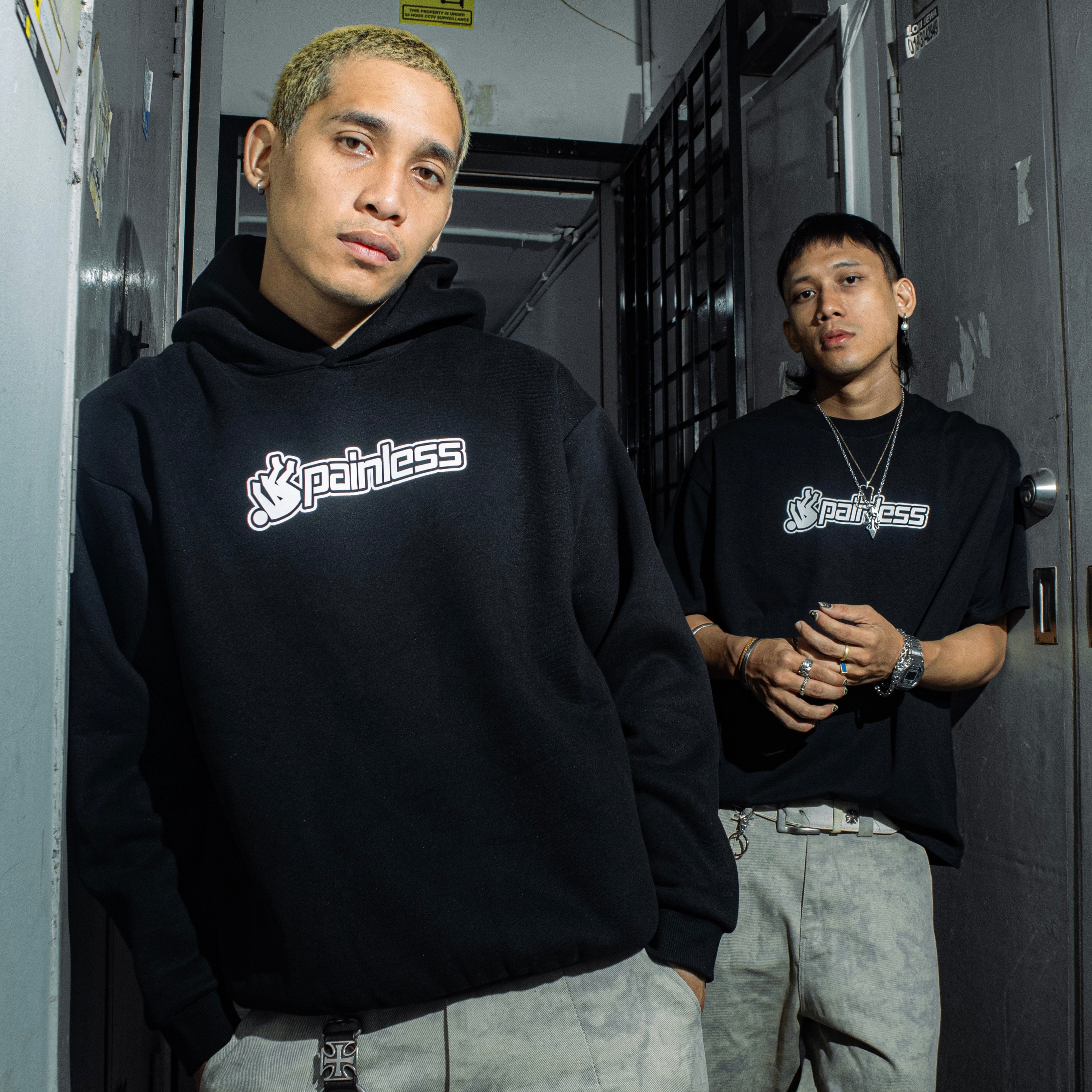 Falling Logo Hoodie