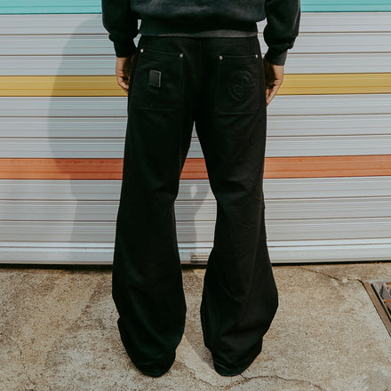 Moraé Denim Baggy Pants (Black)